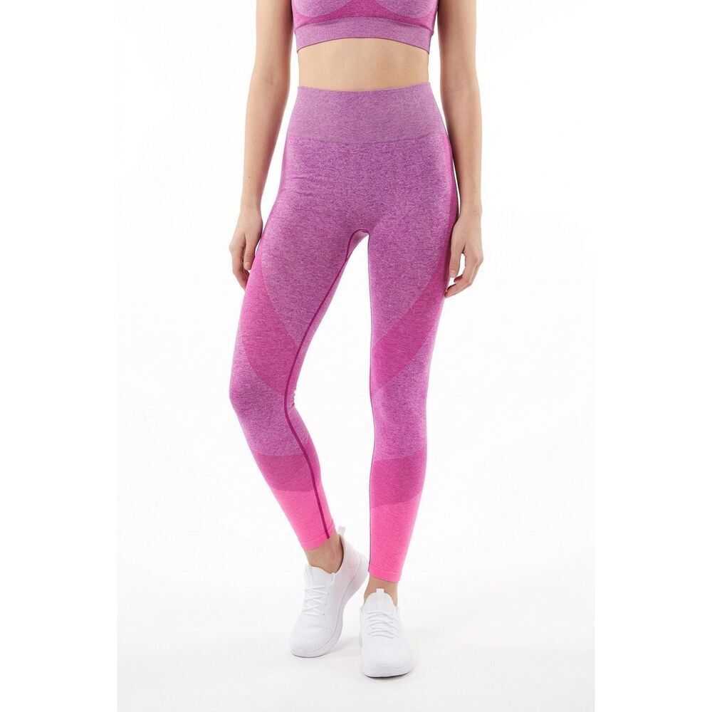 Victoria's Secret PINK Seamless high-waist leggings Pink Sz L NWOT